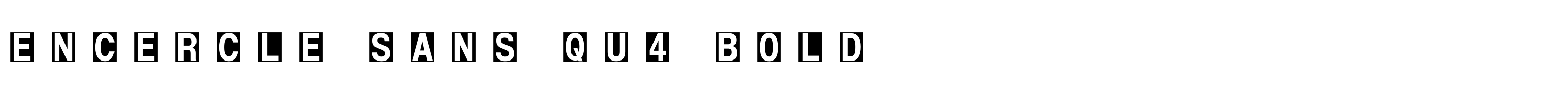 Encercle Sans Qu4 Bold